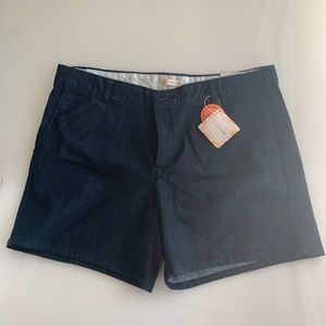 Dockers shorts size 14 blue denim nwt casual navy